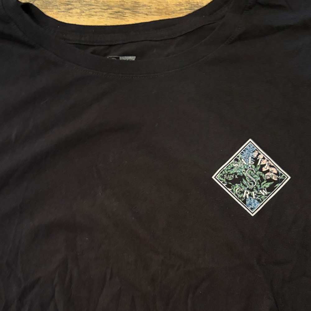 Black Salty Crew Women’s Cropped Shirt